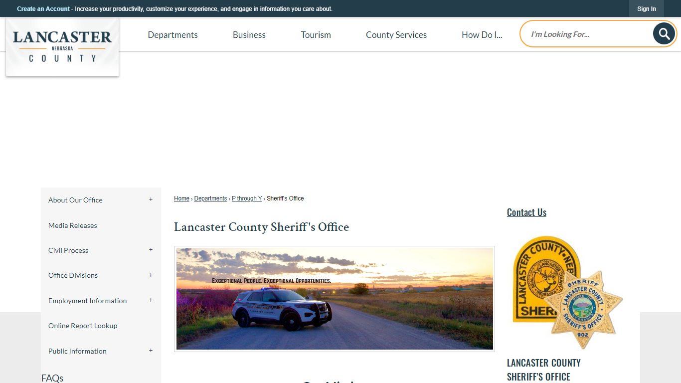 Lancaster County Sheriff's Office | Lancaster County, NE